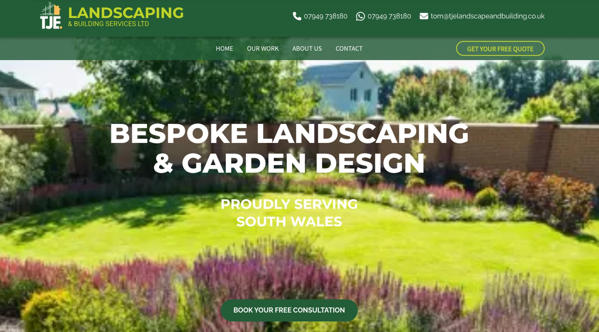 TJE Landscape & Building website placeholder